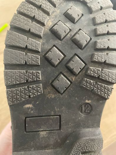 girls black boots size 12