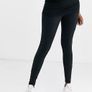 ASOS 4505 Maternity black activewear leggings with bum sculpt seam detail & side pocket UK 6 Image 3