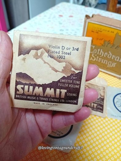 Vintage Violin Strings