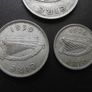 1939 Irish Republic. Set of 3 Silver Coins: Half Crown&Florin&Shilling Image 5