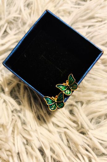 Butterfly Design Stud Earrings Cute Fashion Jewelry