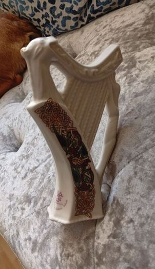 Cre Celtic Harp Ornament