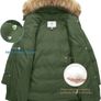 Brand New Women Padded Warm Parka Jacket XL Image 5