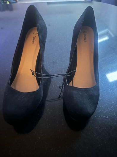 black high heels