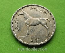Ireland 1967 year Half Crown.
