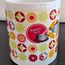 Barrys Tea Floral Ceramic Mug Irish Retro Advertising Collectible Image 3