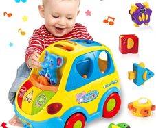 Hola Clever Coupe - Car Shape Sorter with Music - Animal Theme