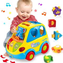 Hola Clever Coupe - Car Shape Sorter with Music - Animal Theme