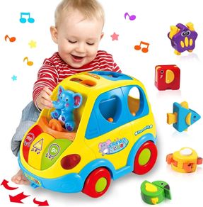 Hola Clever Coupe - Car Shape Sorter with Music - Animal Theme