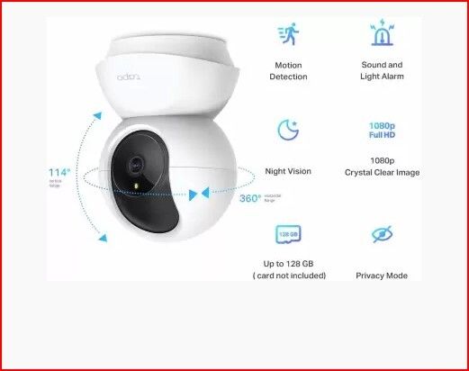 Tp-link Tapo TC70 Pan/Tilt Home Security WiFi Camera