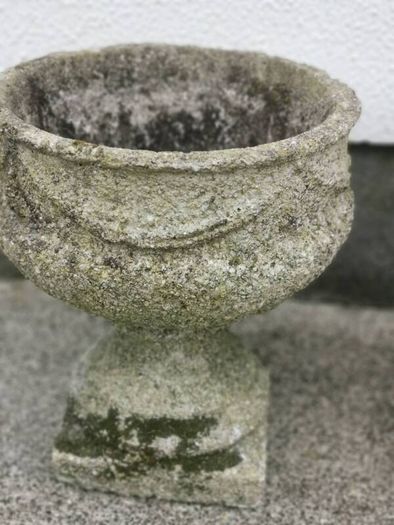 Set of 4 antique planters