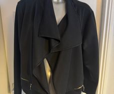 Black jacket cover up size UK 16/18 EU44/46 Postage included