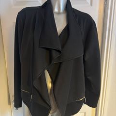 Black jacket cover up size UK 16/18 EU44/46 Postage included