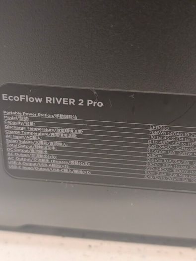 EcoFlow RIVER 2 Pro portable power station 768Wh + EcoFlow backpack, mint