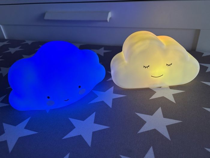 Cloud Book ends and cloud lights