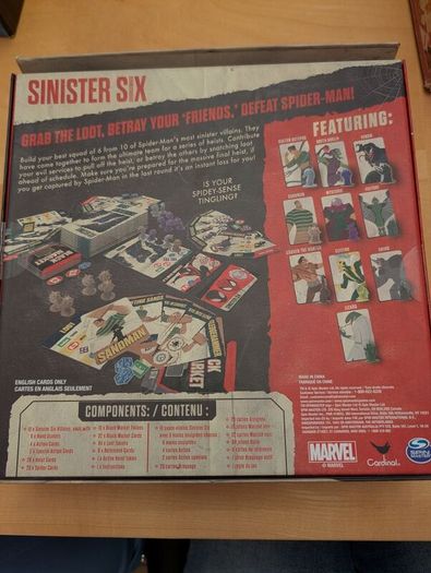 Sinister six board game