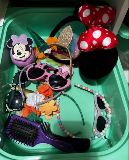 kids sunglasses, hair bands etc