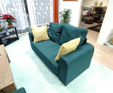 2-seater sofa bed with 1 armchair (2+1set)