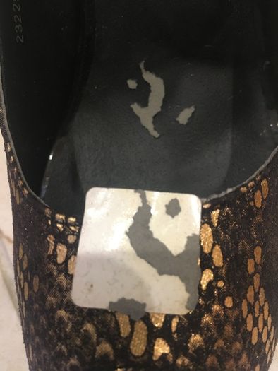 New Look Snake Skin Effect Dress Heels Size 5 (Brand New)