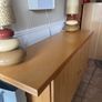 Light Birch Effect Sideboard Cupboard, Wide Hall/Dining Storage Unit Image 2