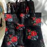 NICA London Black Leather Bag with a Matching Tote Shopper Image 8