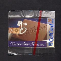 1997 Ireland 20 unit Cadbury "Tastes Like Heaven" (Gemplus) Call Card New in Packaging. Telecom Eireann Card Number 1182