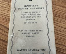 Bradbury's book of hallmarks - Old sheffield plate makers' marks 1743-1860