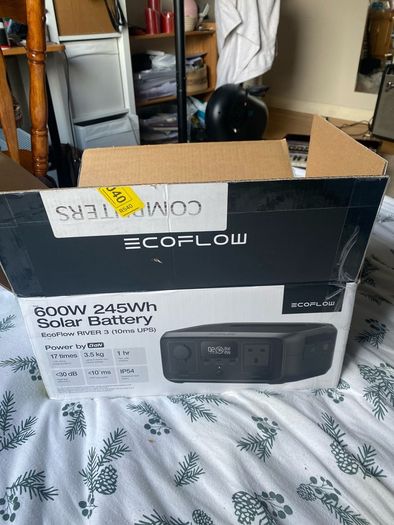EcoFlow River 300 - 600W 245WH Solar Battery