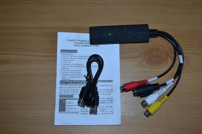 New USB 2.0 TV Video Audio VHS to PC Converter Grabber Capture Card
