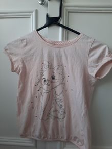 Disney Cat Tshirt girls size 4 years