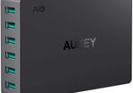 Aukey USB Wall Charger Adapter 6 Ports, USB Charging Station 60W with AiPower Tech for iPhone 11 Pro / 11 Pro Max / 11 / XS / XS Max / XR, Samsung Galaxy S9 / S8, iPad Pro / Air /mini, and more