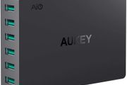 Aukey USB Wall Charger Adapter 6 Ports, USB Charging Station 60W with AiPower Tech for iPhone 11 Pro / 11 Pro Max / 11 / XS / XS Max / XR, Samsung Galaxy S9 / S8, iPad Pro / Air /mini, and more