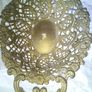 Two brass fruit bowls Image 2