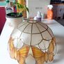 Vintage Capiz Shell hanging ceiling pendant shade Image 5