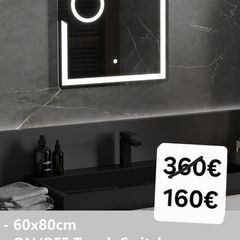 LED Bathroom Mirror 60x80cm