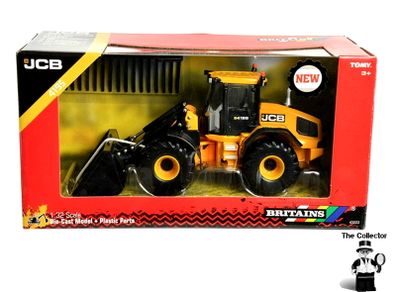 BRITAINS JCB 419S Wheeled Loading Shoval 1:32 Brand New Sealed Authentic 1:32 scale model replica.Constructed from die cast metal and plastic.Compatible with most 1:32 scale Britains models.Suitable for indoor and outdoor play.