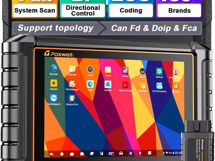FOXWELL GT60 BT All System Car OBD2 Scanner Diagnostic Scan Tool BLUETOOTH