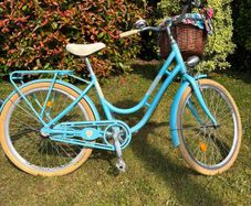 Blue Cruising Bike