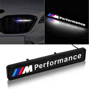 M Performance Light Car Front Hood Grille Emblem Badge LED Ambient Light for BMW M M3 M5 G01 F20 G30 F30 F31 E36 E39 E87 E60 E46 E91 E90 X1 X3