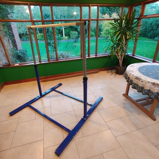 I Love Gymnastics Adjustable Kids Training High Bar (Excellent Condition)