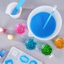 Silicone Measuring Cups, Resin Supplies with 600ml/20oz & 100ml Resin Mixing Cups, Easy to Clean, Durable & Flexible, Silicone Stir Sticks, Silicone Cups for Epoxy Resin Mixing (FREE POSTAGE) Image 3