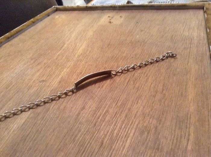 Solid silver bracelet