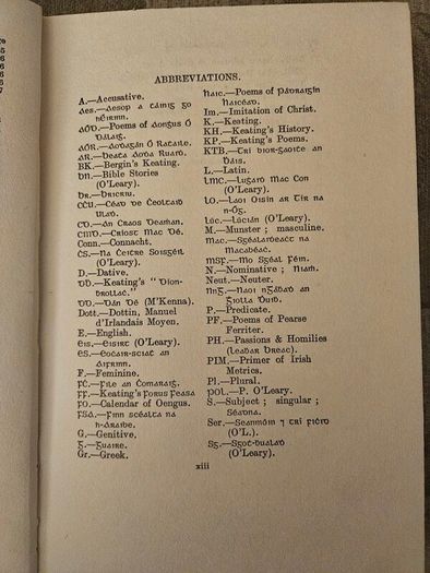 The New Era Grammer Of Modern Irish. By The Rev Gerald O' Nolan. Professor Of Irish  St Patrick's Maynooth.  First Edition 1934 Hardback With Dustjacket In Fair Condition.  See Photos For Same.