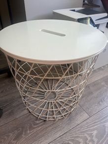 Ikea Kvistbro Storage Table White