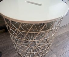 Ikea Kvistbro Storage Table White