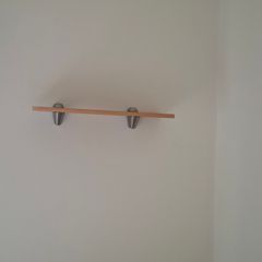 Shelf and brackets
