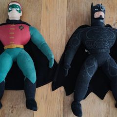 Bateman and Robin Figures 16" tall 1995