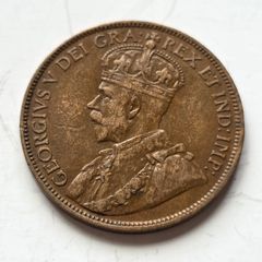 1912 Canada Large Cent Copper Coin - King George V Era