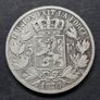 1870 Belgium  5 Francs - Leopold II small head Silver coin Image 2