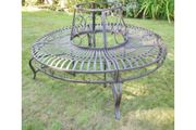 Tree Bench Grey D5672